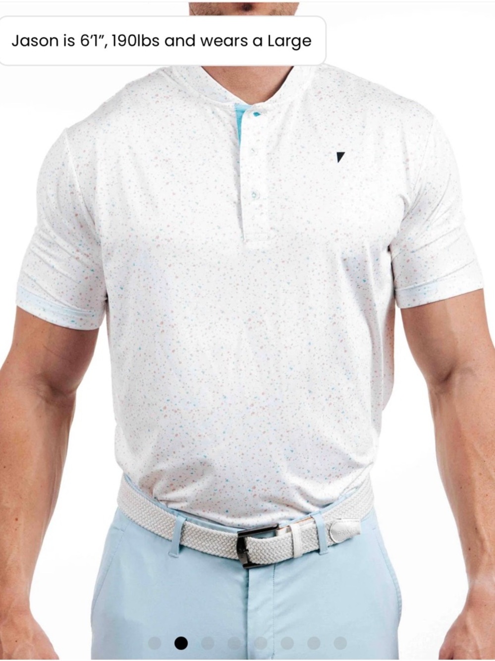 Men's Cotton Candy Blade Polo